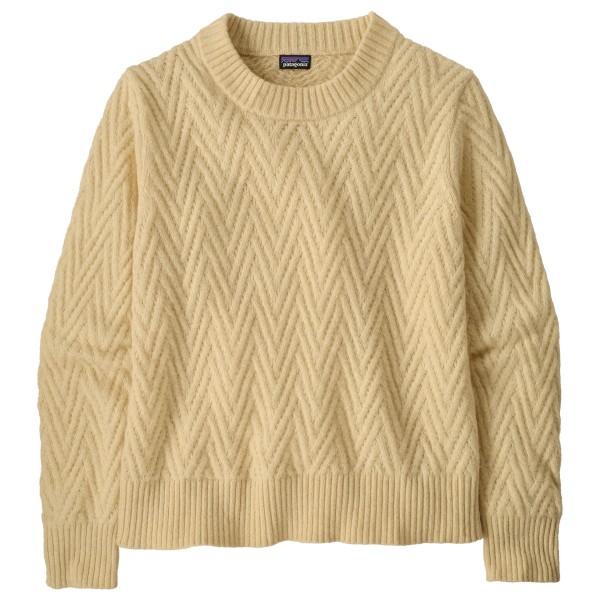 Женский свитер с круглым вырезом из переработанной шерсти - шерстяной свитер Patagonia, Chevron Cable: Dark Natural
Женский свитер с круглым вырезом из переработанной шерсти - шерстяной свитер Patagonia, Chevron Cable: Dark Natural