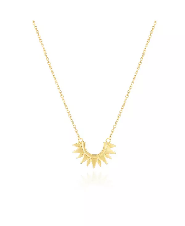 Золотое ожерелье с солнечными лучами, 14-каратное золото The Lovery, gold