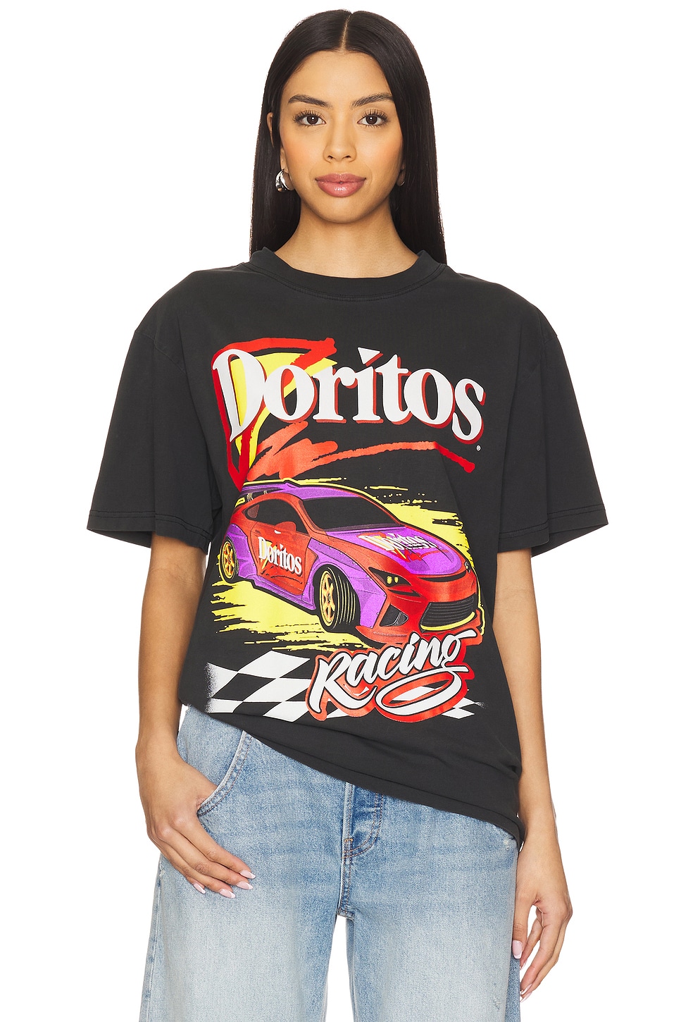 Футболка Doritos racing boxy от Philcos, black pigment 
Футболка Doritos racing boxy от Philcos, black pigment
