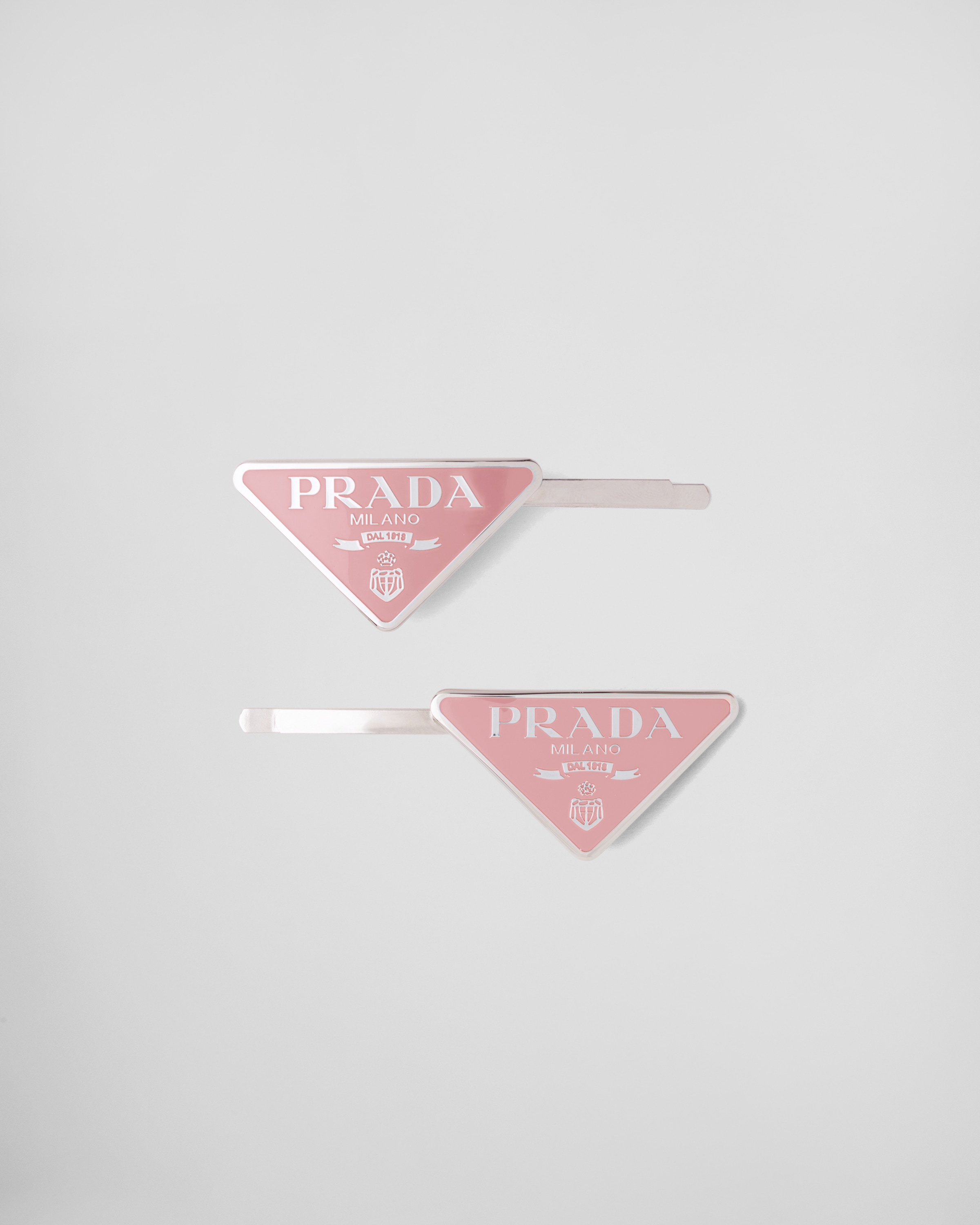 Металлические заколки для волос Prada, алабастрово-розовый
Металлические заколки для волос Prada, алабастрово-розовый