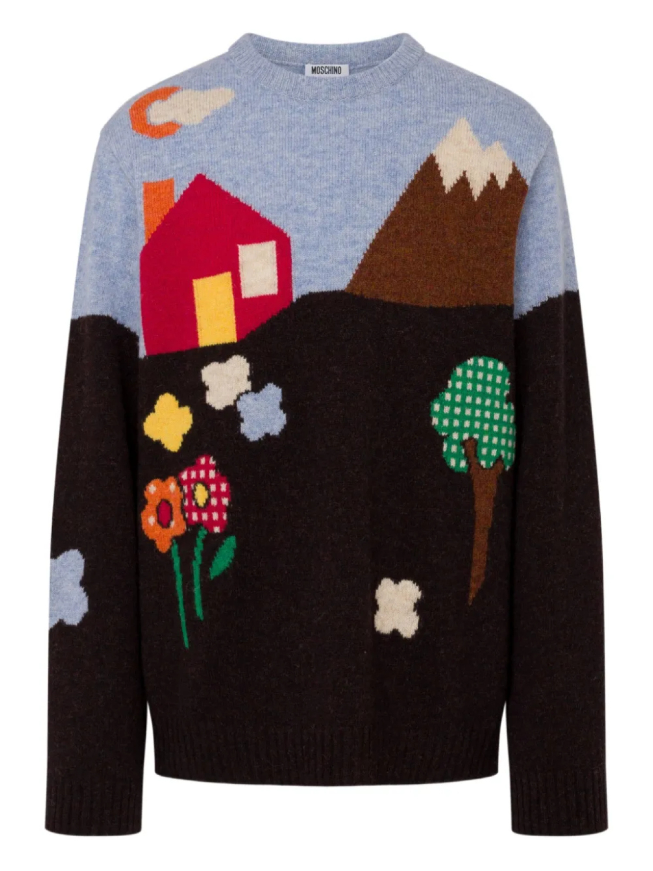 Moschino джемпер вязки интарсия, черный
Moschino джемпер вязки интарсия, черный