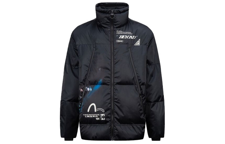 Стеганая куртка мужская черная Evisu, черный
Стеганая куртка мужская черная Evisu, черный