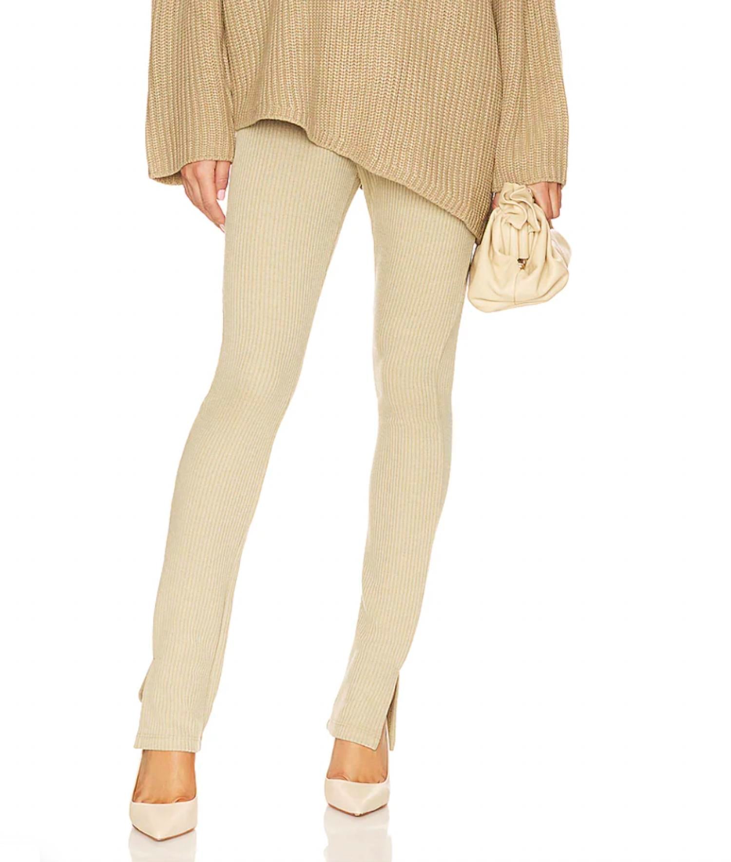 Расклешенные брюки Oat Ribbed WeWoreWhat 
Расклешенные брюки Oat Ribbed WeWoreWhat