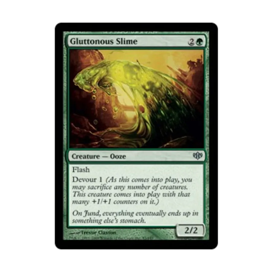 CCG Прожорливая слизь (U), MTG - Conflux
CCG Прожорливая слизь (U), MTG - Conflux