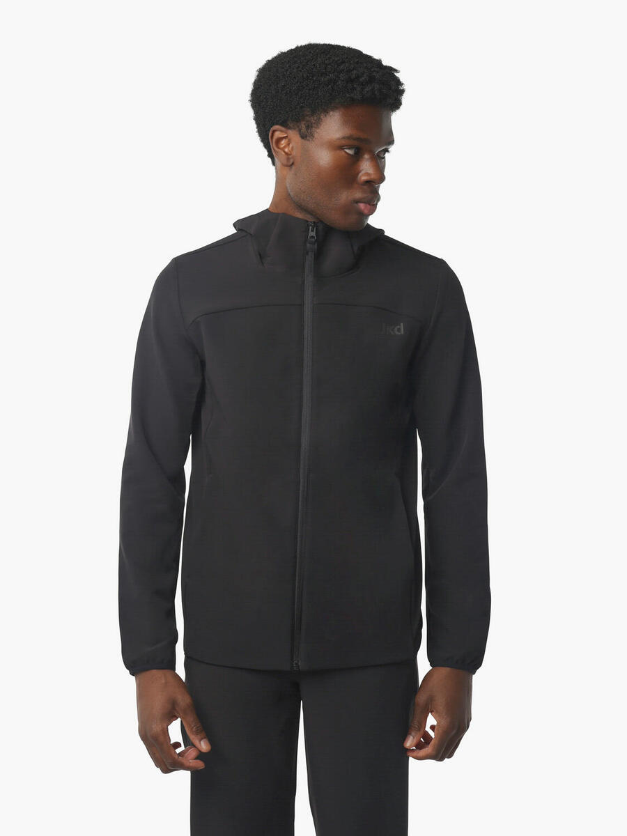 JAKED Черная синтетическая фитнес-куртка для мужчин
JAKED Черная синтетическая фитнес-куртка для мужчин