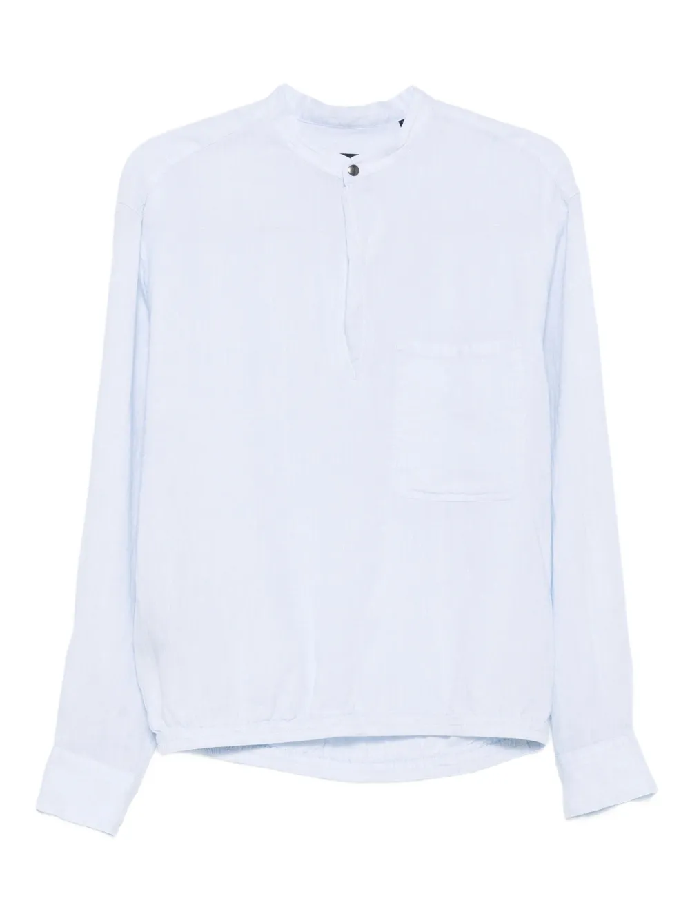 Льняная рубашка с воротником-стойкой GIORGIO ARMANI, синий
Льняная рубашка с воротником-стойкой GIORGIO ARMANI, синий