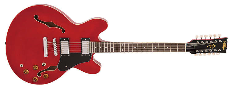 Электрогитара Vintage Reissue Series, Semi Hollow VSA500CR-12 Set neck w/Offset heel, 12 String, Cherry Red
Электрогитара Vintage Reissue Series, Semi Hollow VSA500CR-12 Set neck w/Offset heel, 12 String, Cherry Red