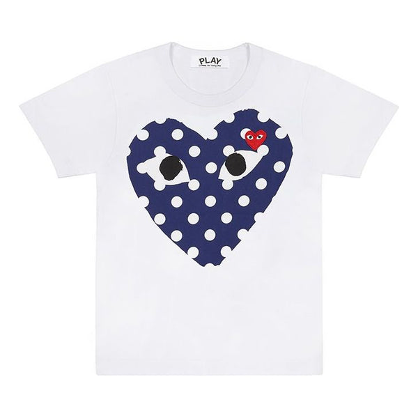 Футболка polka dots full heart short sleeve 'white navy' Comme Des Garcons Play, белый
Футболка polka dots full heart short sleeve 'white navy' Comme Des Garcons Play, белый