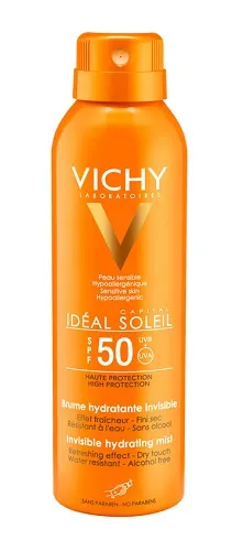 Vichy Ideal Soleil Spray Invisible SPF 50 200 мл Невидимый на коже
Vichy Ideal Soleil Spray Invisible SPF 50 200 мл Невидимый на коже