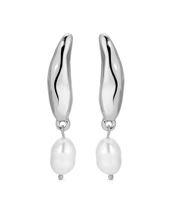 Серьги-Подвески из жидкого перламутра класса люкс Ettika, silver
Серьги-Подвески из жидкого перламутра класса люкс Ettika, silver