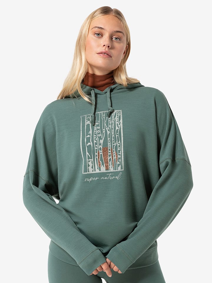 Super.natural Худи «Sunbirch» зеленого цвета
Super.natural Худи «Sunbirch» зеленого цвета