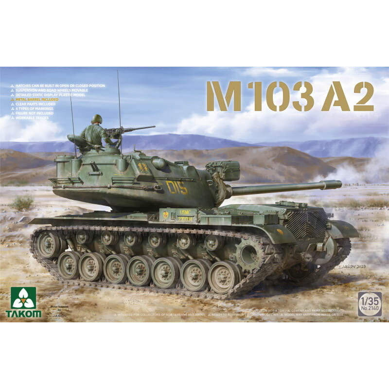 M103A2 1:35 Таком 2140 Takom
M103A2 1:35 Таком 2140 Takom