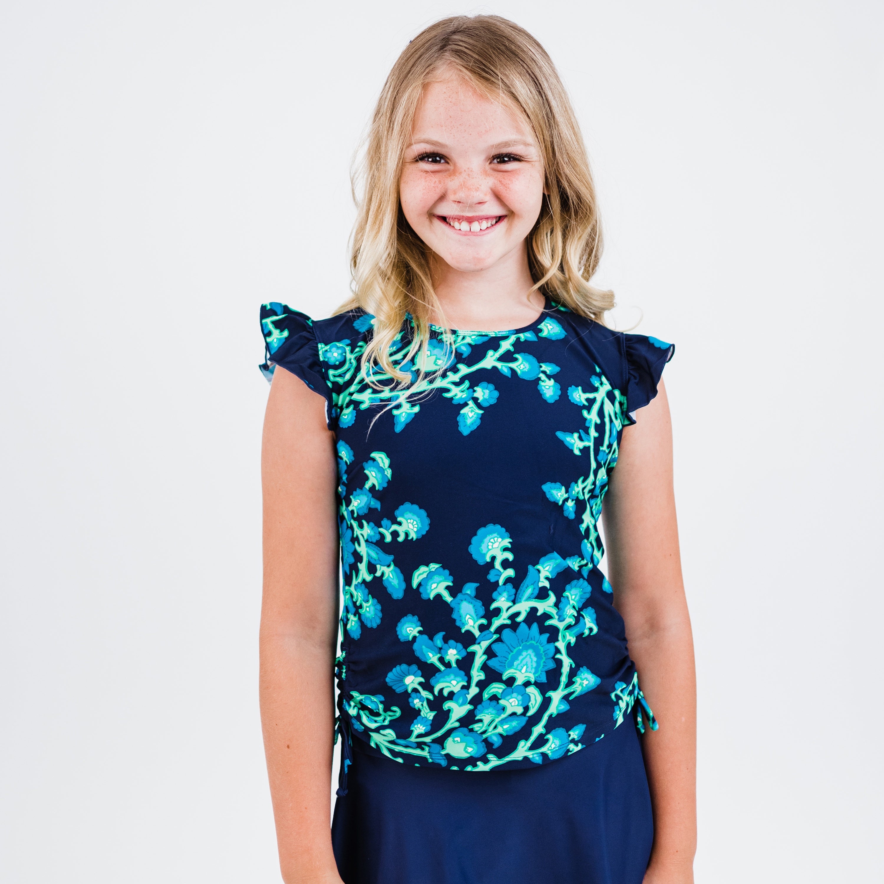 Топ для плавания Chloe с рукавами-крылышками для девочек Calypsa, цвет barbados blue
Топ для плавания Chloe с рукавами-крылышками для девочек Calypsa, цвет barbados blue