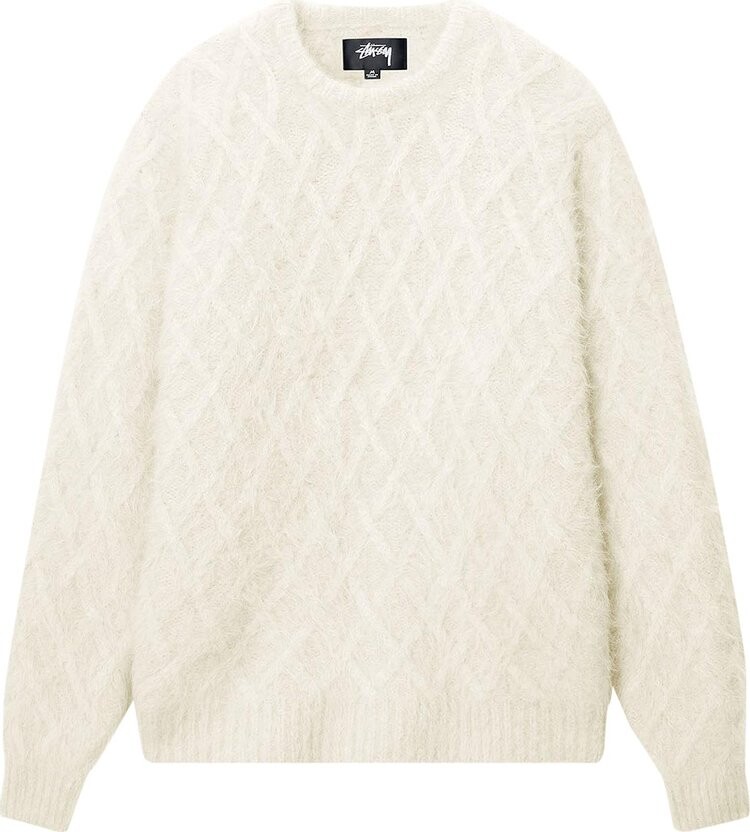 Свитер Stussy Fuzzy Lattice Crew 'Ivory', кремовый
Свитер Stussy Fuzzy Lattice Crew 'Ivory', кремовый