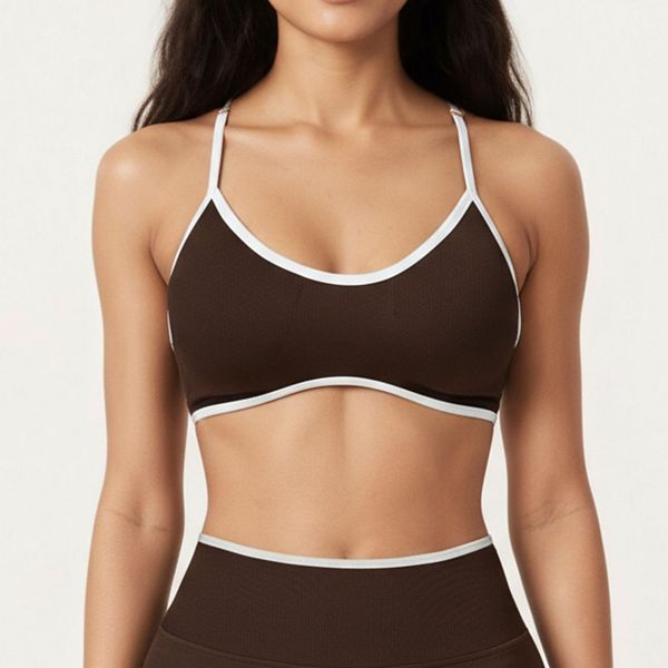 Женский спортивный топ с контрастной отделкой и регулируемыми тонкими бретелями Anna-Kaci, Brown
Женский спортивный топ с контрастной отделкой и регулируемыми тонкими бретелями Anna-Kaci, Brown