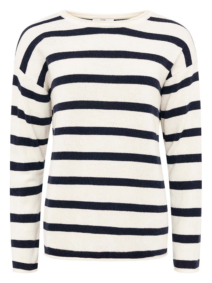 Пуловер Zwillingsherz, цвет creme/dunkelblau
Пуловер Zwillingsherz, цвет creme/dunkelblau