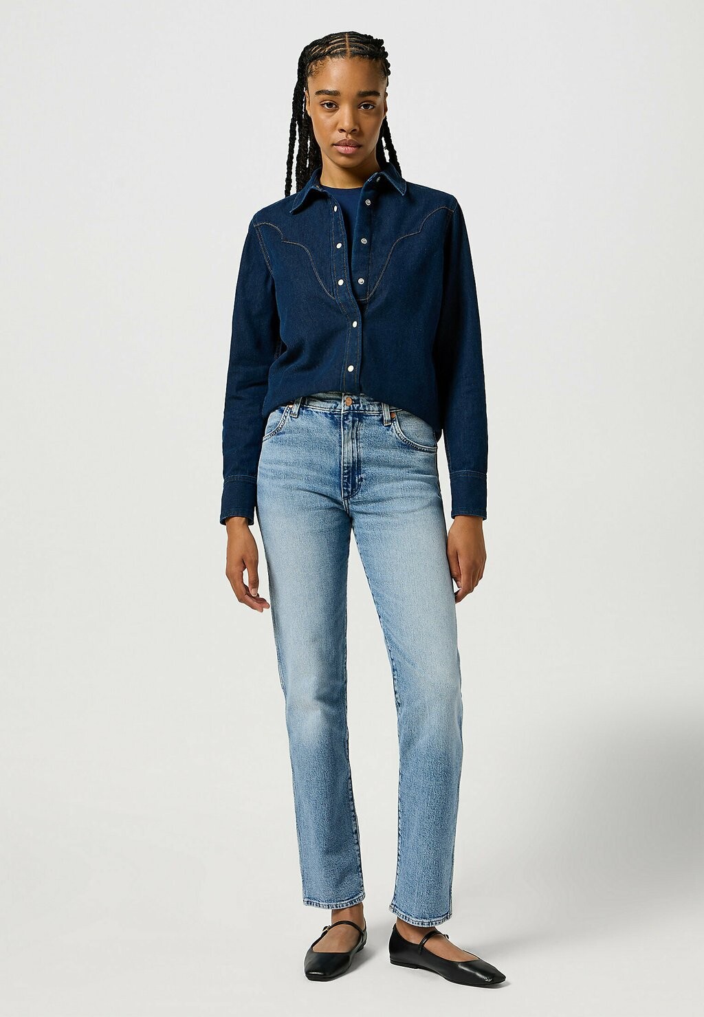 Джинсы прямого кроя SUNSET Wrangler, синий деним
Джинсы прямого кроя SUNSET Wrangler, синий деним