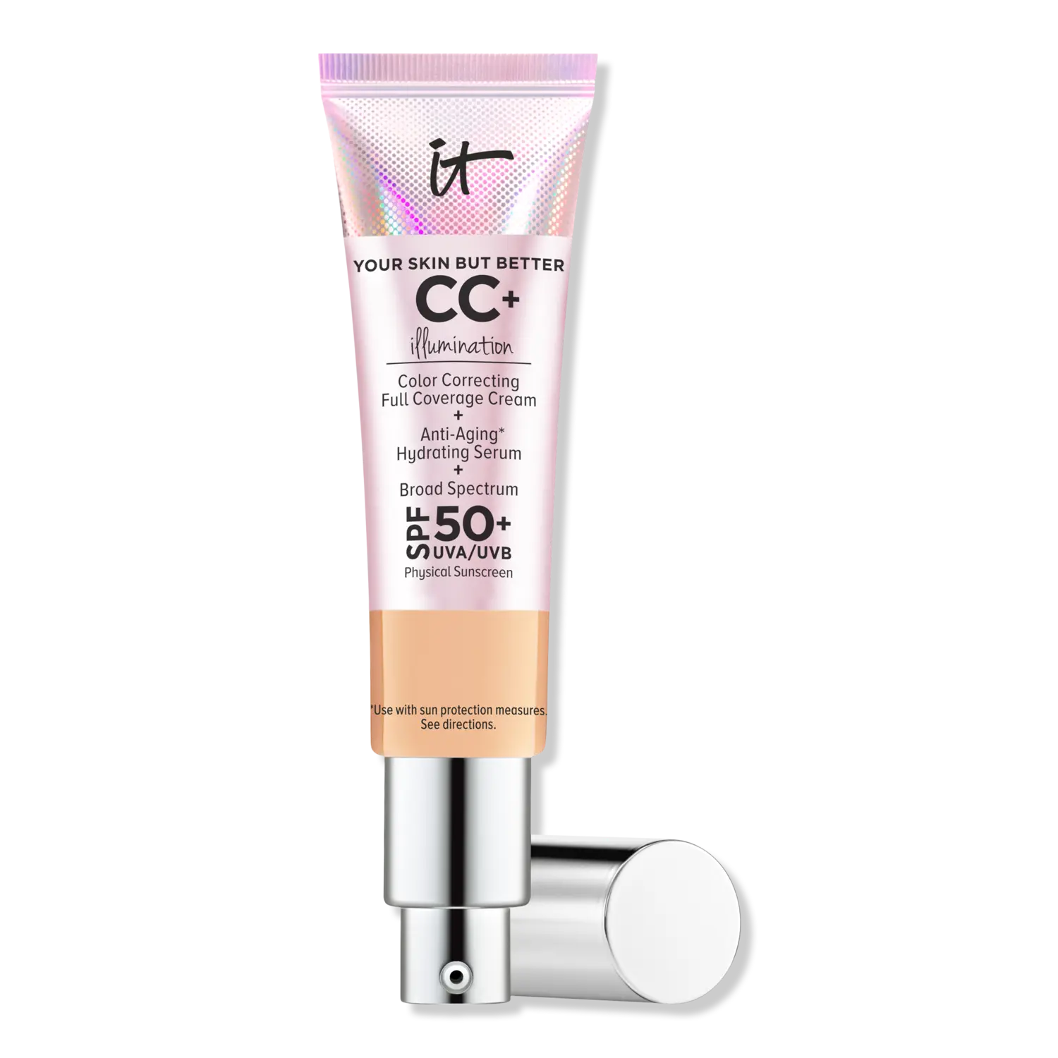 CC+ крем для осветления кожи с SPF 50+ IT Cosmetics, Neutral Medium (natural beige)
CC+ крем для осветления кожи с SPF 50+ IT Cosmetics, Neutral Medium (natural beige)