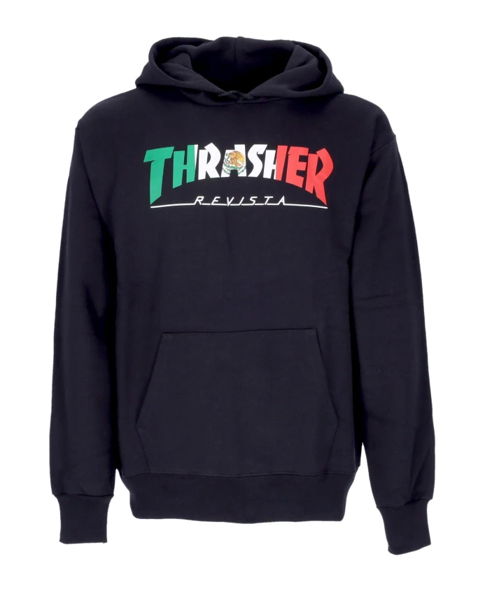 Мужская черная толстовка с капюшоном Mexico Thrasher, черный
Мужская черная толстовка с капюшоном Mexico Thrasher, черный