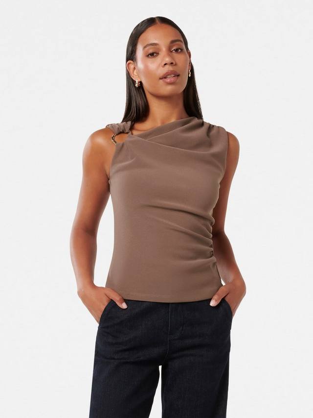 Becca топ с драпировкой и металлической фурнитурой Forever New, Earth
Becca топ с драпировкой и металлической фурнитурой Forever New, Earth