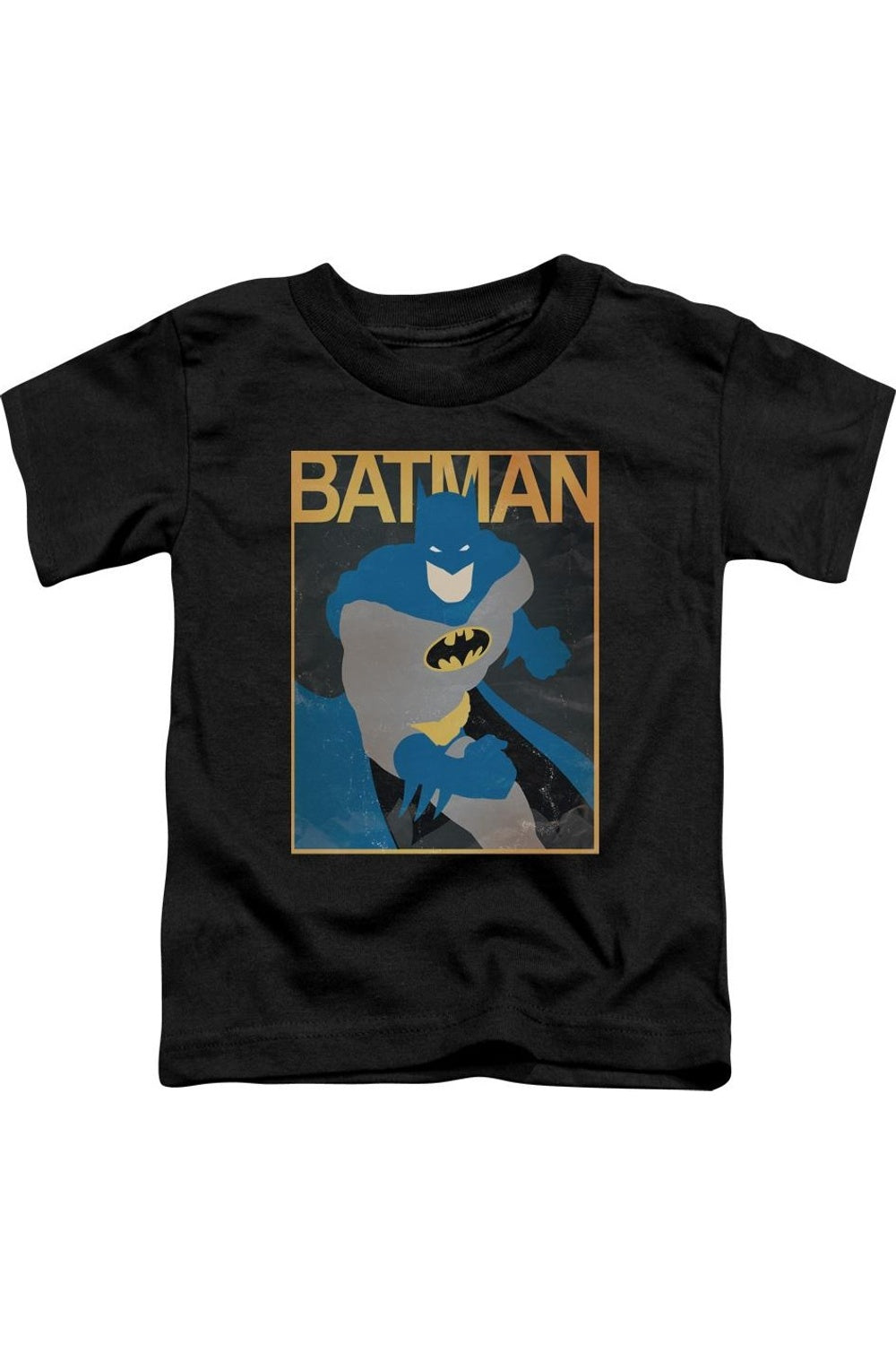 Футболка с коротким рукавом для малышей с простым постером Batman Gildan, черный
Футболка с коротким рукавом для малышей с простым постером Batman Gildan, черный