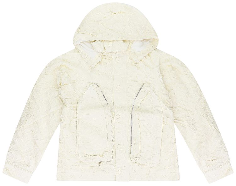 Куртка с волнистым краем "Foff-White" от Who Decides War
Куртка с волнистым краем "Foff-White" от Who Decides War