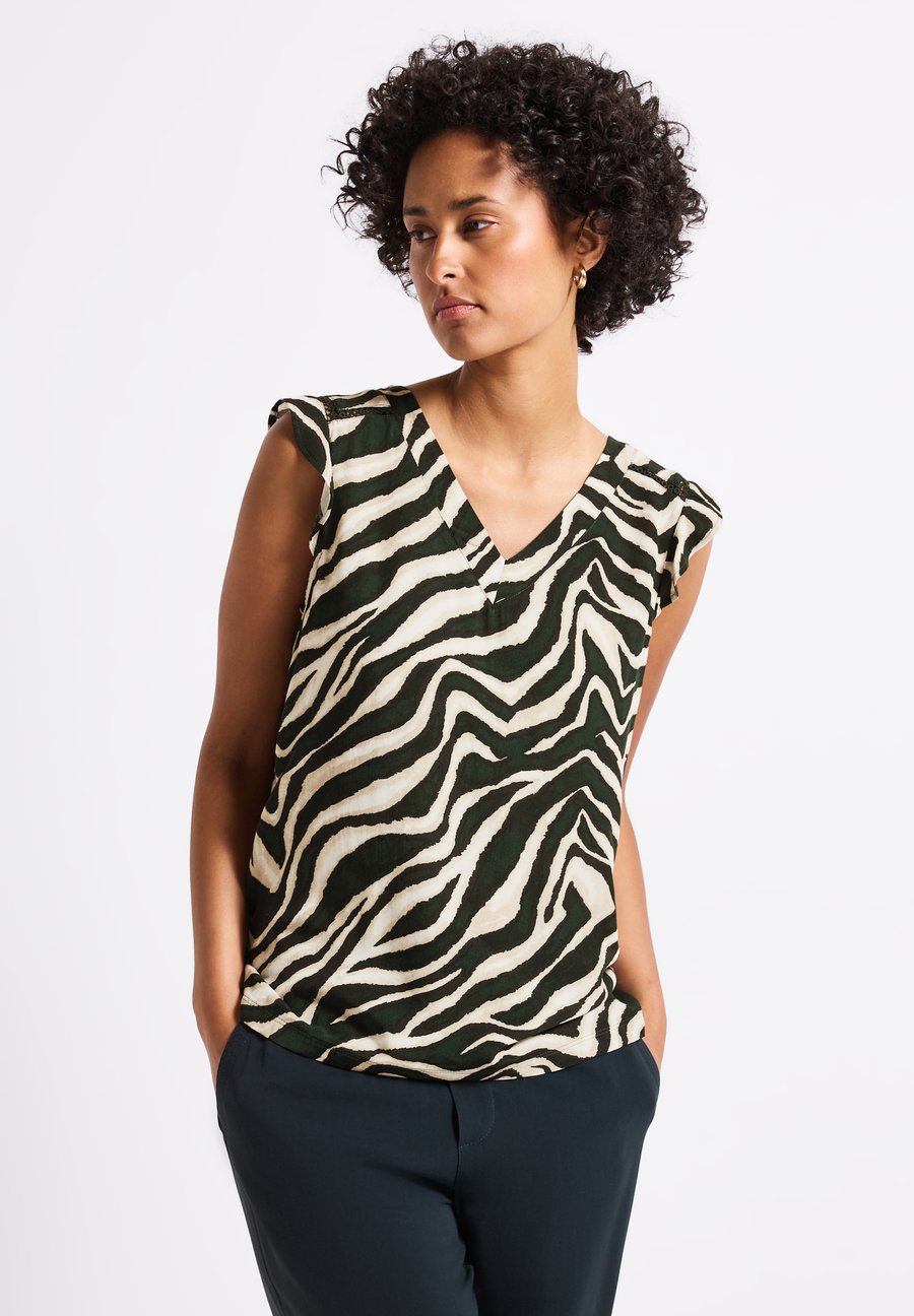 Блуза Street One GEMUSTERTES, Grün/Dark Green
Блуза Street One GEMUSTERTES, Grün/Dark Green