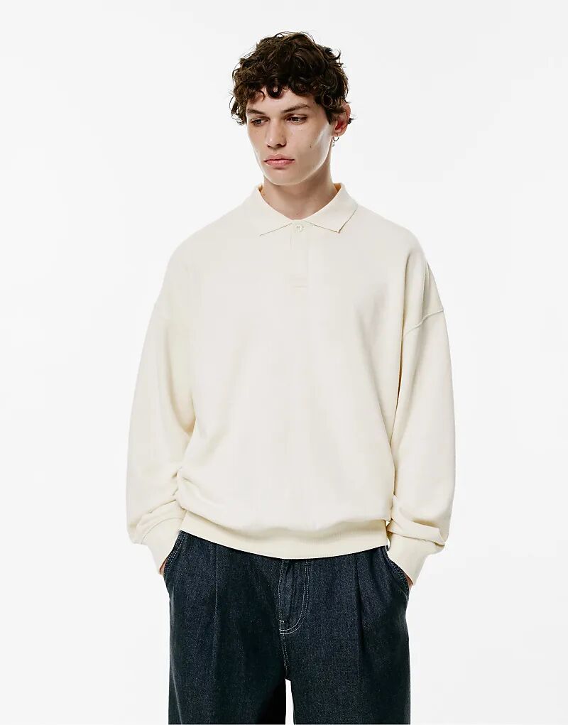 Рубашка-поло Pull&Bear с длинными рукавами, бежевого цвета
Рубашка-поло Pull&Bear с длинными рукавами, бежевого цвета