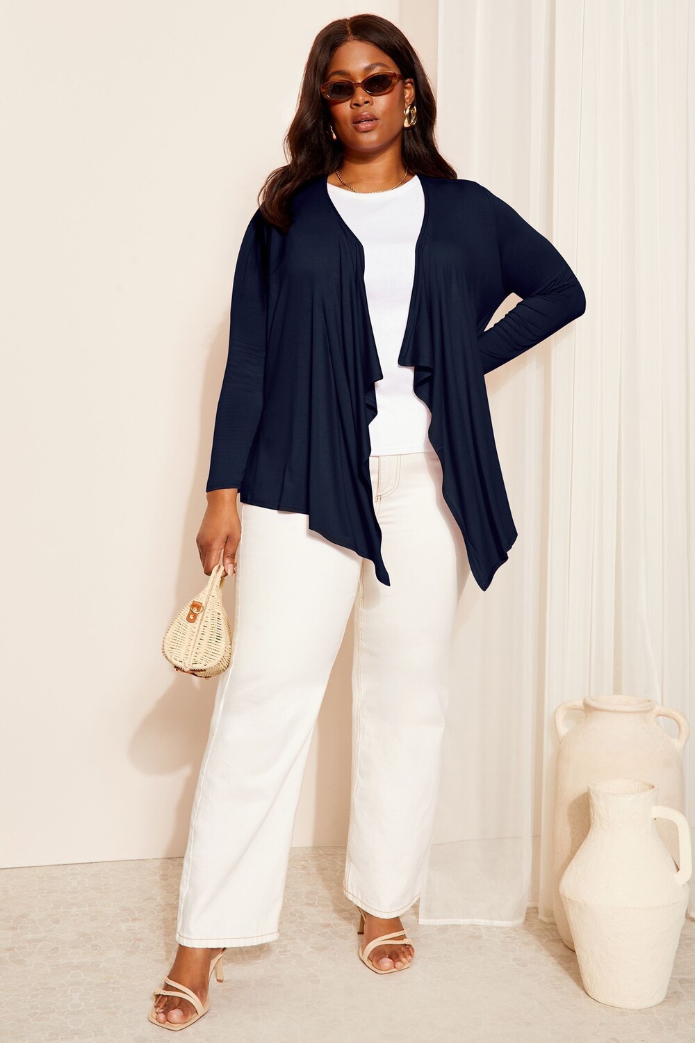 Водопадный кардиган Friends Like These, синий
Водопадный кардиган Friends Like These, синий