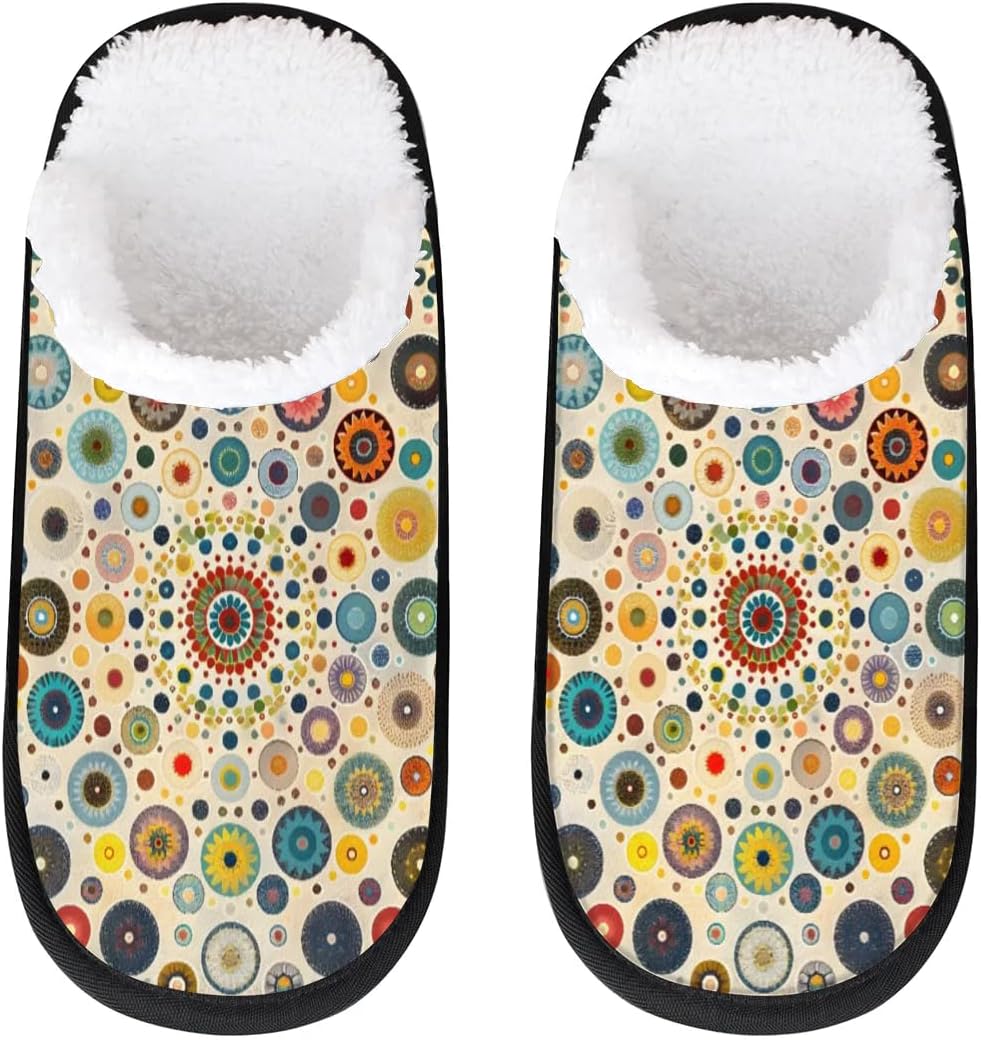 Тапочки Gublec для женщин и мужчин, уютные с нескользящей подошвой, для дома, теплые плюшевые тапочки для дома, спальни и путешествий, Floral Dots
Тапочки Gublec для женщин и мужчин, уютные с нескользящей подошвой, для дома, теплые плюшевые тапочки для дома, спальни и путешествий, Floral Dots