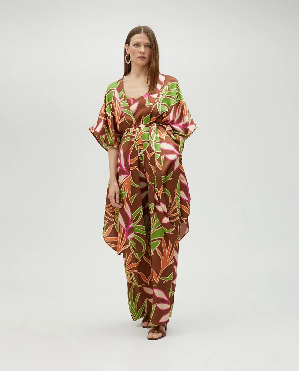 Женская длинная блузка с цветочным принтом Lola Casademunt, коричневый
Женская длинная блузка с цветочным принтом Lola Casademunt, коричневый