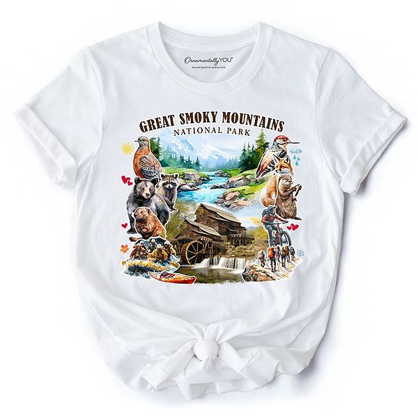 Уникальная футболка с принтом Great Smoky Mountains, национальный парк Ornamentallyyou
Уникальная футболка с принтом Great Smoky Mountains, национальный парк Ornamentallyyou