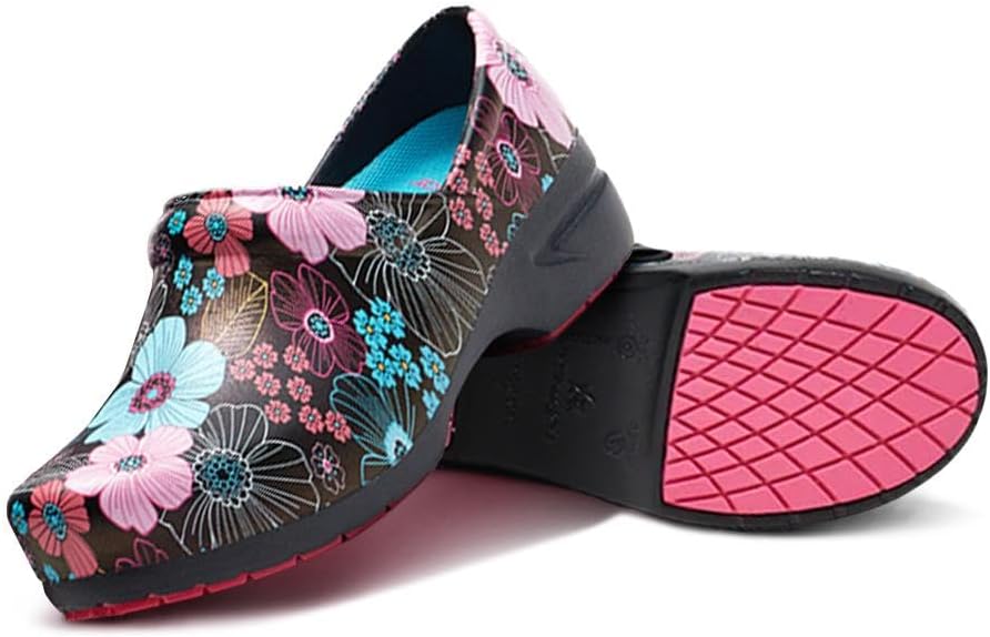 Сабо для медсестер Anywear SR Angel - Нескользящая рабочая обувь для женщин и мужчин - Противоскользящие комфортные туфли для медсестер, Stylish Garden
Сабо для медсестер Anywear SR Angel - Нескользящая рабочая обувь для женщин и мужчин - Противоскользящие комфортные туфли для медсестер, Stylish Garden