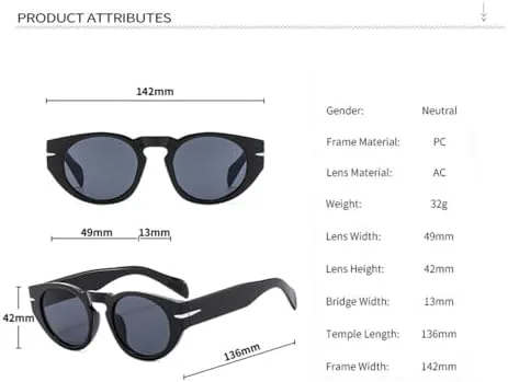 Круглые солнцезащитные очки 2027 для женщин, винтажные мужские солнцезащитные очки в стиле стимпанк, защита от УФ-излучения UV400, овальные женские MTZJH, Black Tea
Круглые солнцезащитные очки 2027 для женщин, винтажные мужские солнцезащитные очки в стиле стимпанк, защита от УФ-излучения UV400, овальные женские MTZJH, Black Tea