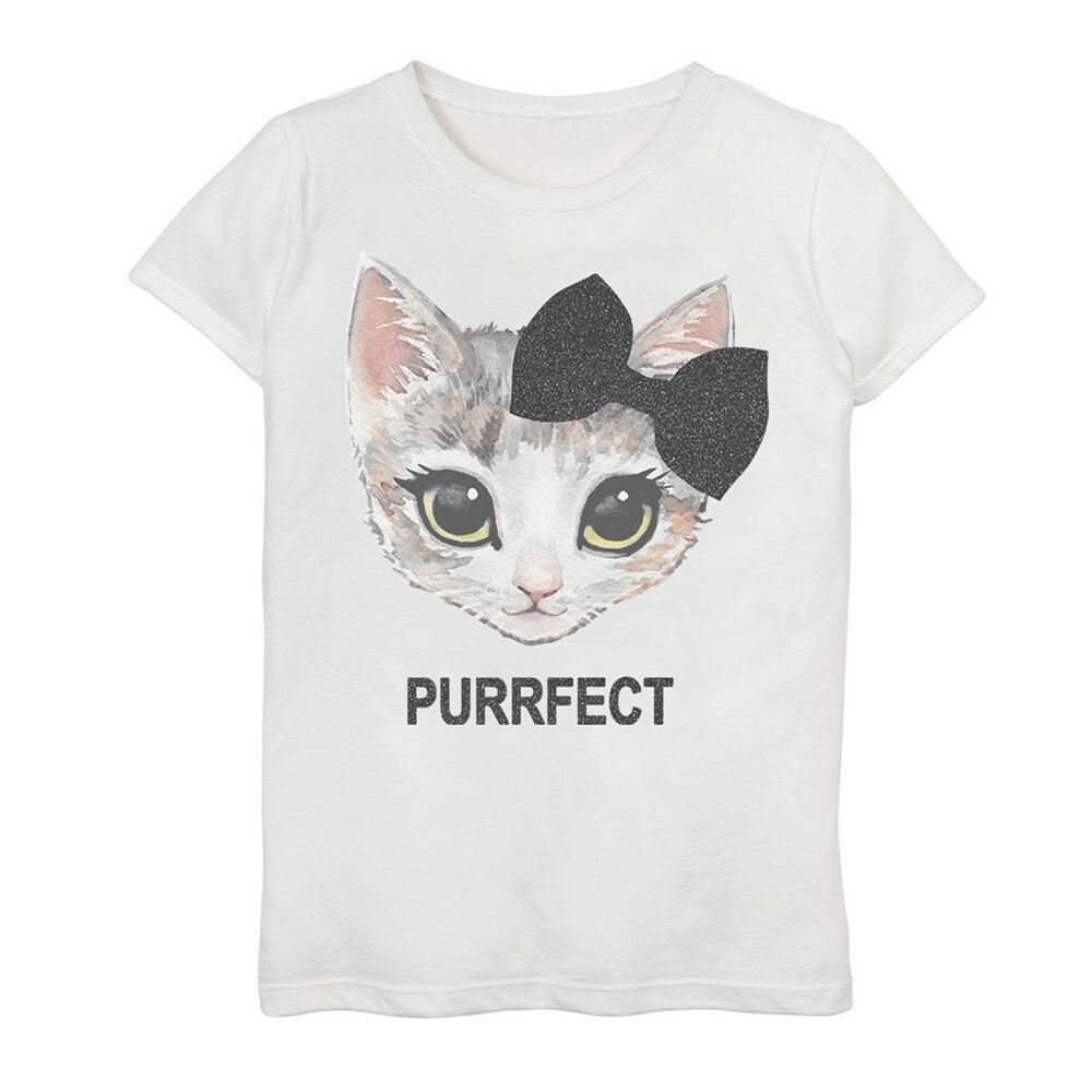 Футболка Kitty Bow Portrait Purrfect с графическим рисунком для девочек 7–16 лет Licensed Character, белый
Футболка Kitty Bow Portrait Purrfect с графическим рисунком для девочек 7–16 лет Licensed Character, белый
