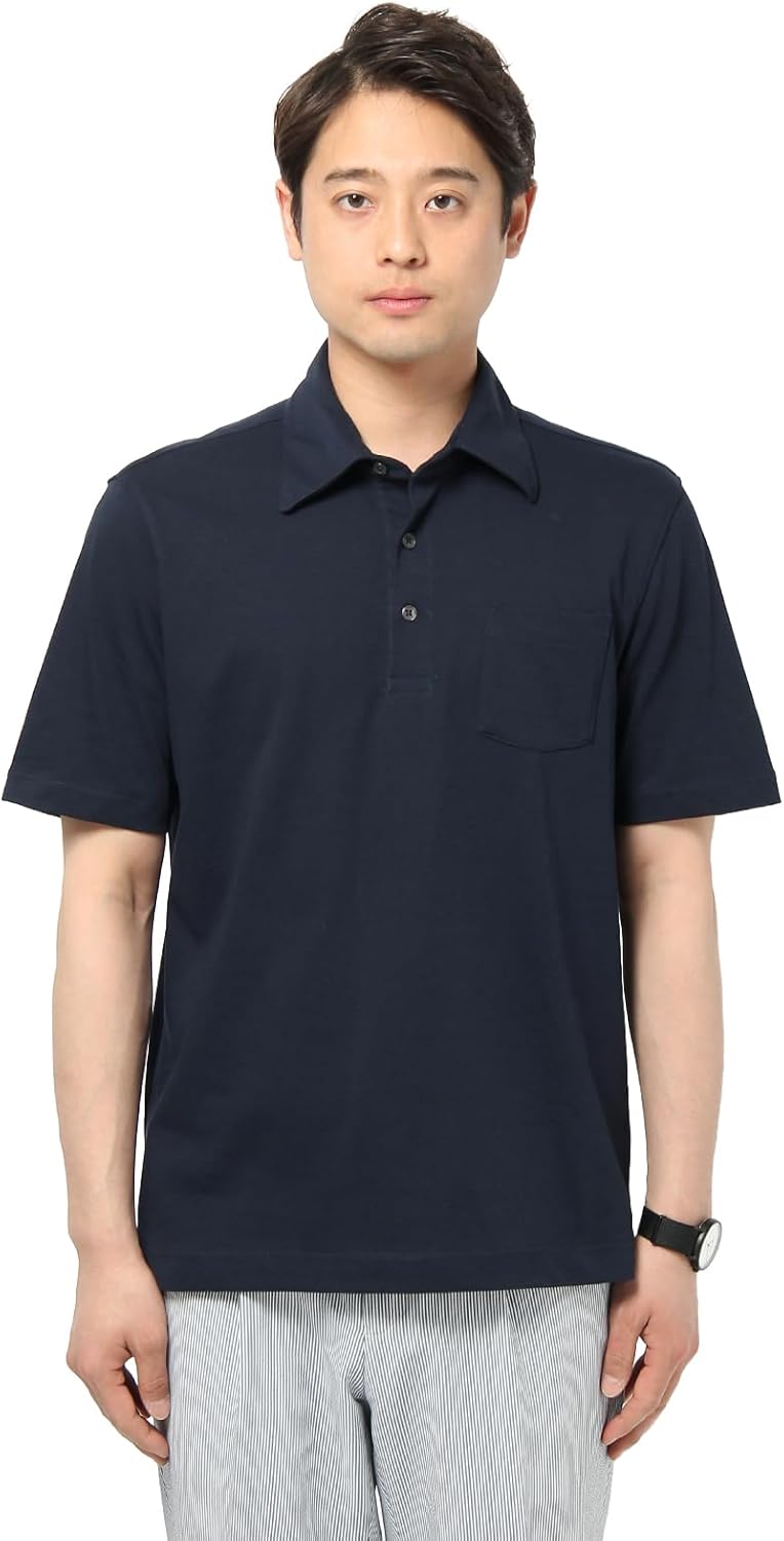 Мужская поло-рубашка с коротким рукавом Suit Square, моющаяся, деловая, стандартная, офисная повседневная, простая, темно-синий
Мужская поло-рубашка с коротким рукавом Suit Square, моющаяся, деловая, стандартная, офисная повседневная, простая, темно-синий