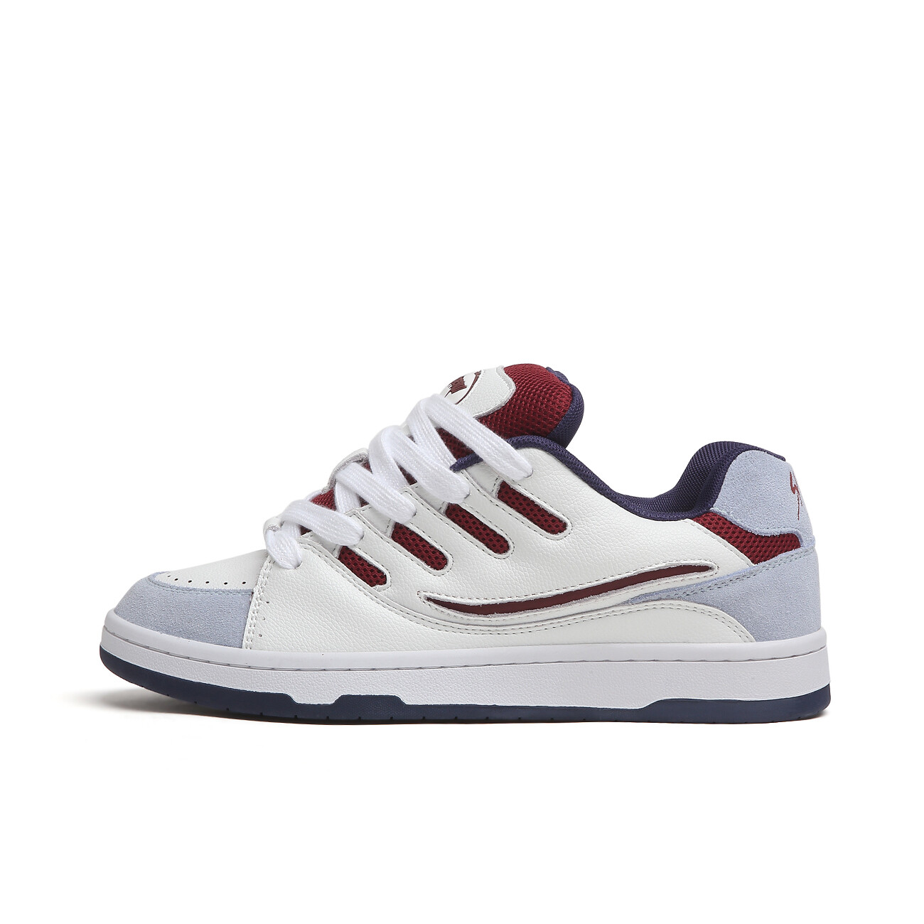 Кроссовки SINPERCO Skateboarding Shoes Unisex Low-top Burgundy, белый/синий
Кроссовки SINPERCO Skateboarding Shoes Unisex Low-top Burgundy, белый/синий
