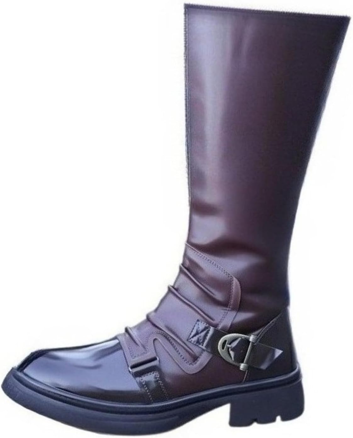 Мужские кожаные высокие мотоциклетные ботинки JingSMNX с боковой молнией, классический округлый носок, каблук-блок, пряжка, байкерские ботинки для повседневной носки, езды, активного отдыха, охоты и вечеринок, коричневый
Мужские кожаные высокие мотоциклетные ботинки JingSMNX с боковой молнией, классический округлый носок, каблук-блок, пряжка, байкерские ботинки для повседневной носки, езды, активного отдыха, охоты и вечеринок, коричневый