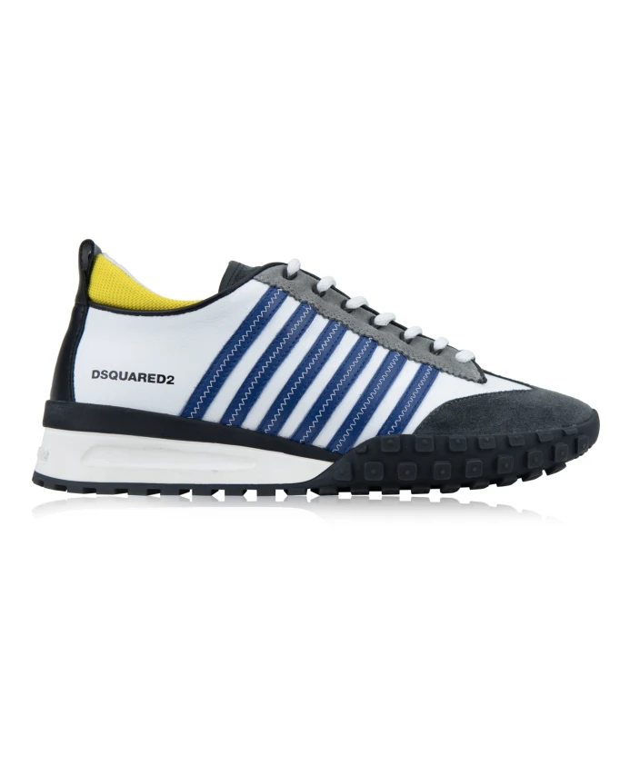 Кожаные кроссовки на шнуровке Dsquared2, мультиколор
Кожаные кроссовки на шнуровке Dsquared2, мультиколор