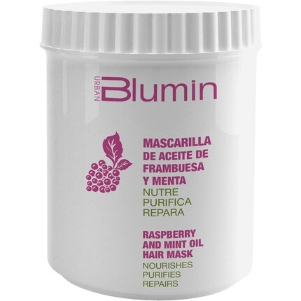 Маска для волос Blumin Urban с маслом малины и мяты 700мл
Маска для волос Blumin Urban с маслом малины и мяты 700мл
