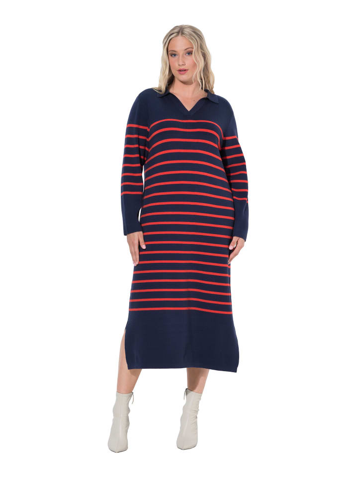 Ulla Popken Темно-синее миди-платье
Ulla Popken Темно-синее миди-платье