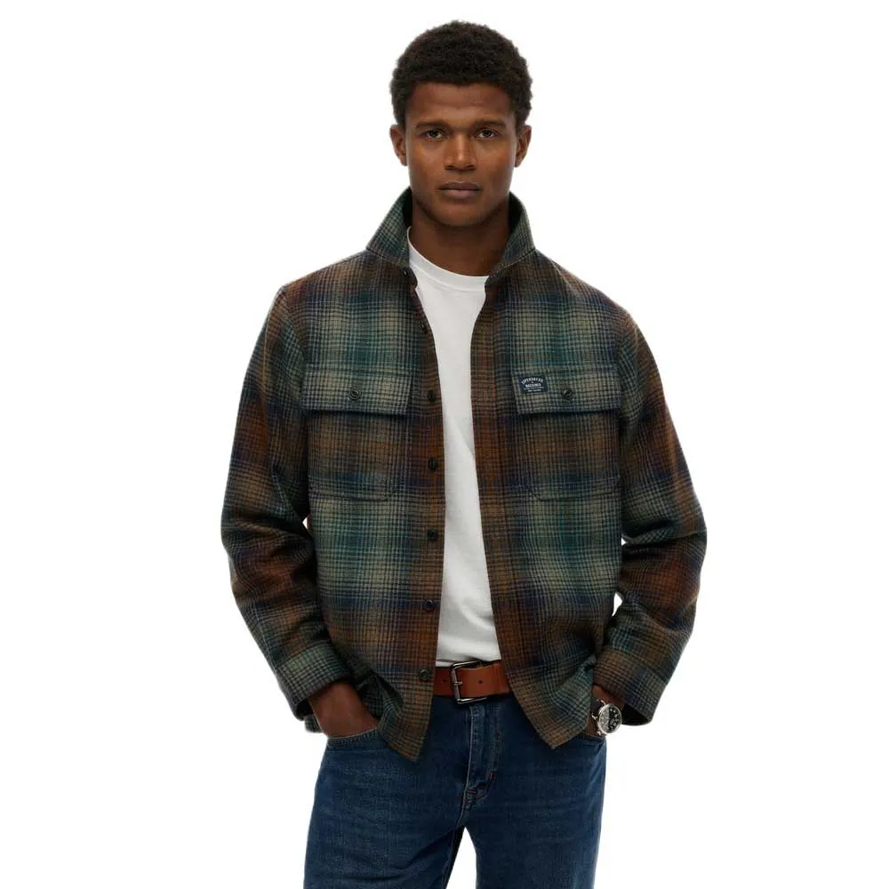 Куртка-рубашка Superdry Miller, коричневый
Куртка-рубашка Superdry Miller, коричневый