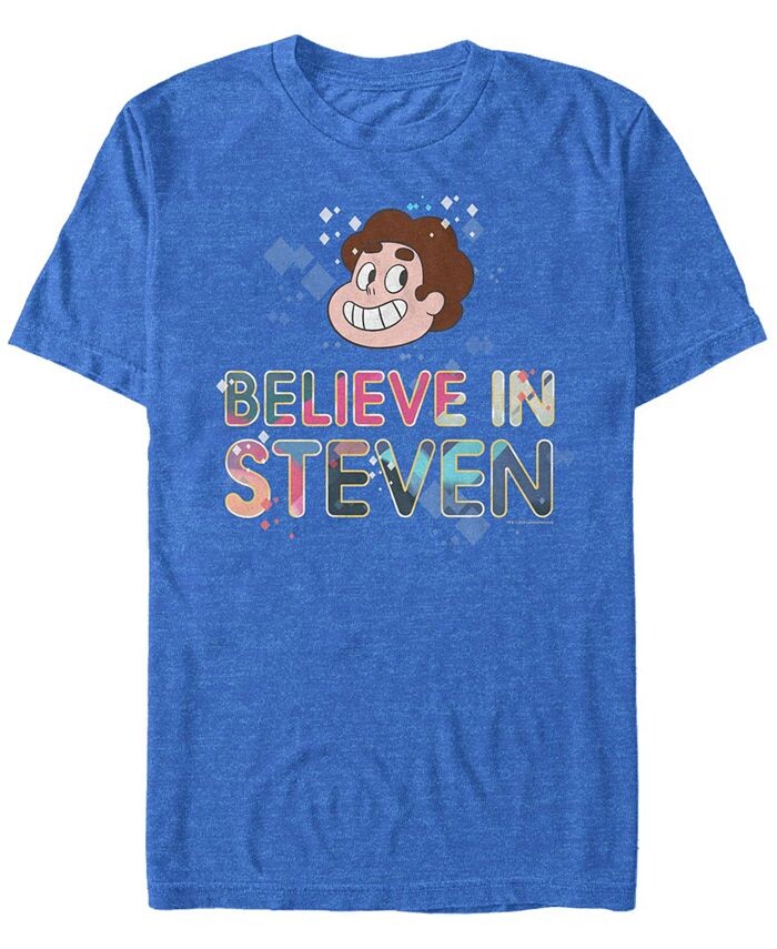 Мужская футболка с коротким рукавом Steven Universe Believe in Gems Fifth Sun, синий
Мужская футболка с коротким рукавом Steven Universe Believe in Gems Fifth Sun, синий