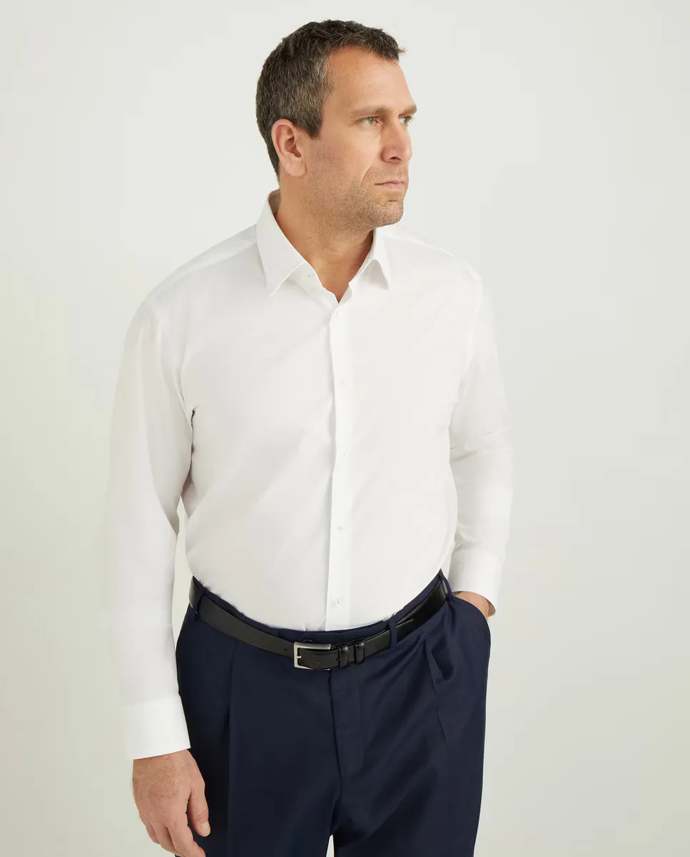 Рубашка классического кроя из легкого в глажке эластичного хлопкового поплина Boss, белый
Рубашка классического кроя из легкого в глажке эластичного хлопкового поплина Boss, белый
