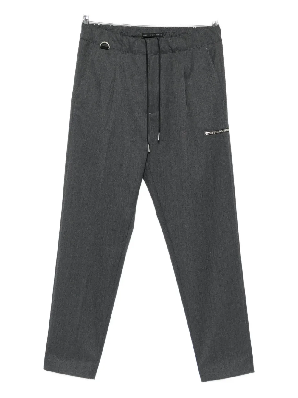 Прямые брюки с завязкой на талии и карманом на молнии Low Brand, серый
Прямые брюки с завязкой на талии и карманом на молнии Low Brand, серый