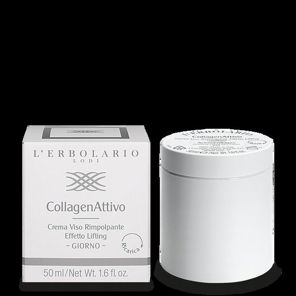 Дневной крем для лица с эффектом подтяжки и уплотнения кожи, со сменным блоком, 50 мл L'Erbolario Collagenattivo
Дневной крем для лица с эффектом подтяжки и уплотнения кожи, со сменным блоком, 50 мл L'Erbolario Collagenattivo