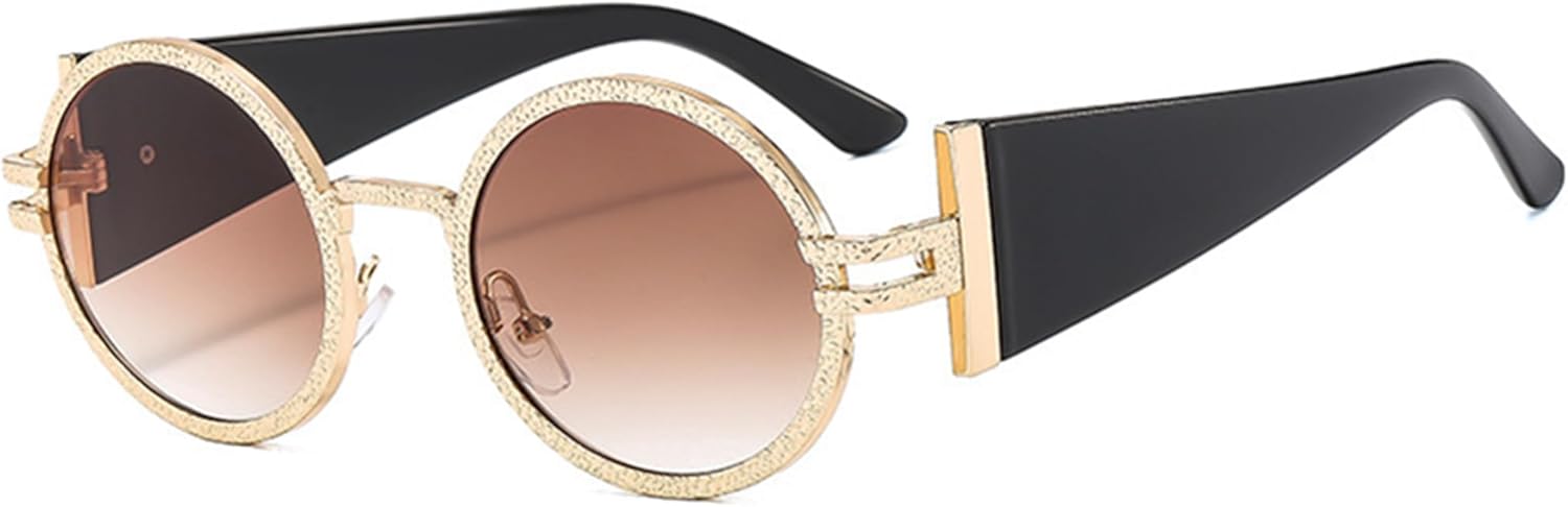 Круглые солнцезащитные очки bullabulling для женщин, модные солнцезащитные очки, стильные винтажные золотые солнцезащитные очки для женщин в стиле 90-х, защита от ультрафиолета UV400, C2
Круглые солнцезащитные очки bullabulling для женщин, модные солнцезащитные очки, стильные винтажные золотые солнцезащитные очки для женщин в стиле 90-х, защита от ультрафиолета UV400, C2