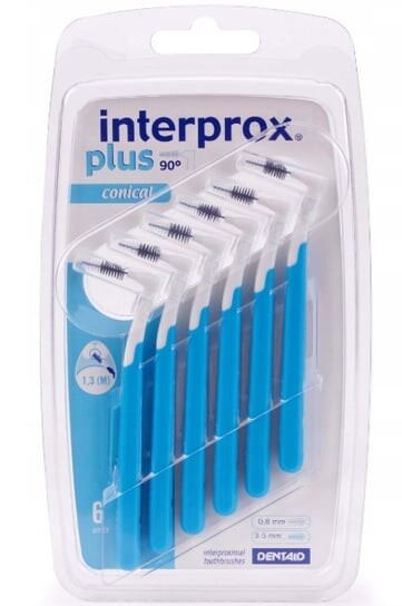 Межзубные щетки 1,3 мм, синие, конические, 6 шт. Interprox Plus, DENTAID
Межзубные щетки 1,3 мм, синие, конические, 6 шт. Interprox Plus, DENTAID