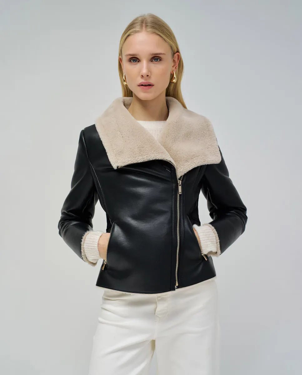 Женская куртка из искусственной кожи с мехом Salsa Jeans, черный
Женская куртка из искусственной кожи с мехом Salsa Jeans, черный