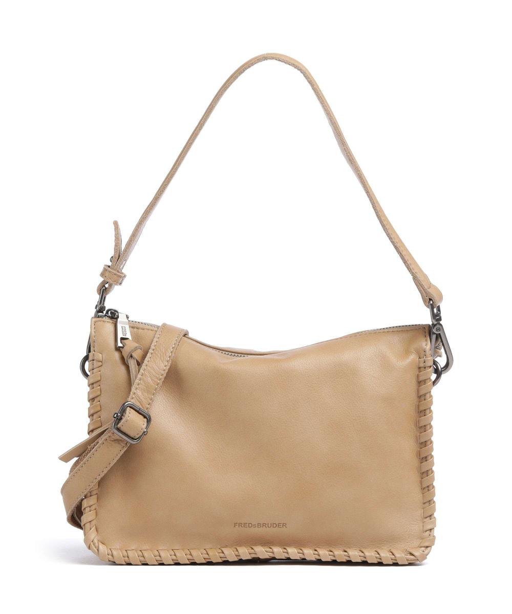 Сумка через плечо из мягкой кожи Fredsbruder, коричневый
Сумка через плечо из мягкой кожи Fredsbruder, коричневый